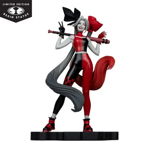 DC Direct: Harley Quinn - "Alex Garner" Red, White, and Black (1:10 Scale) Resin Statue