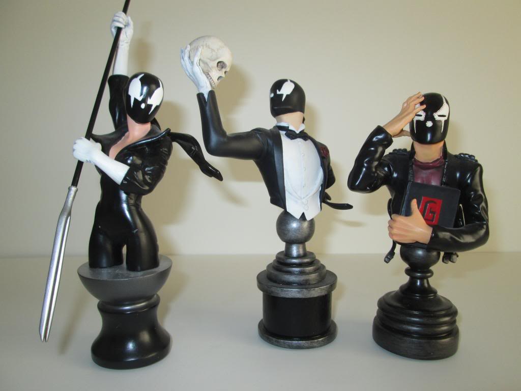 Matt Wagner's Grendel Mini-Busts Triple-Pack