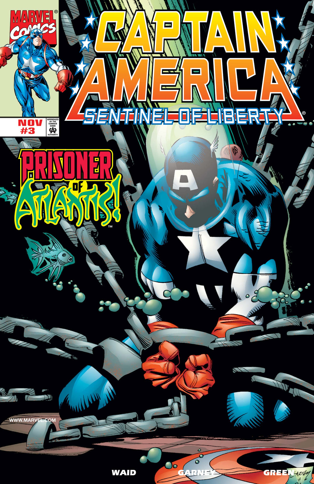 Captain America: Sentinel of Liberty (1998) #3 <C-BINS>
