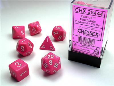 Chessex: Polyhedral 7-Die Set - Opaque
