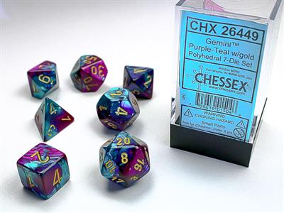 Chessex Gemini Polyhedral 7-Die Set