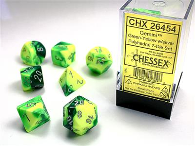 Chessex Gemini Polyhedral 7-Die Set