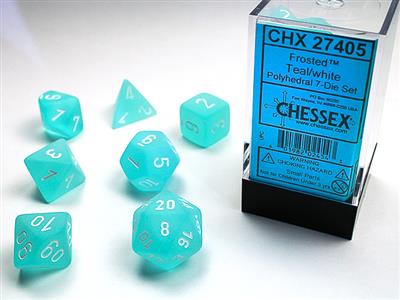 Chessex Frosted Polyhedral 7-Die Set