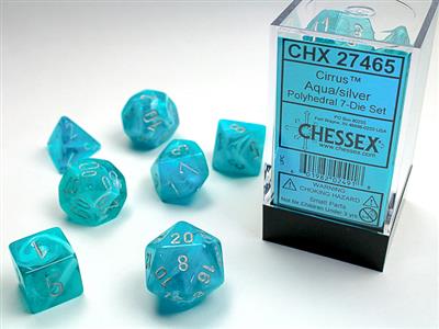 Chessex Cirrus Polyhedral 7-Die Set