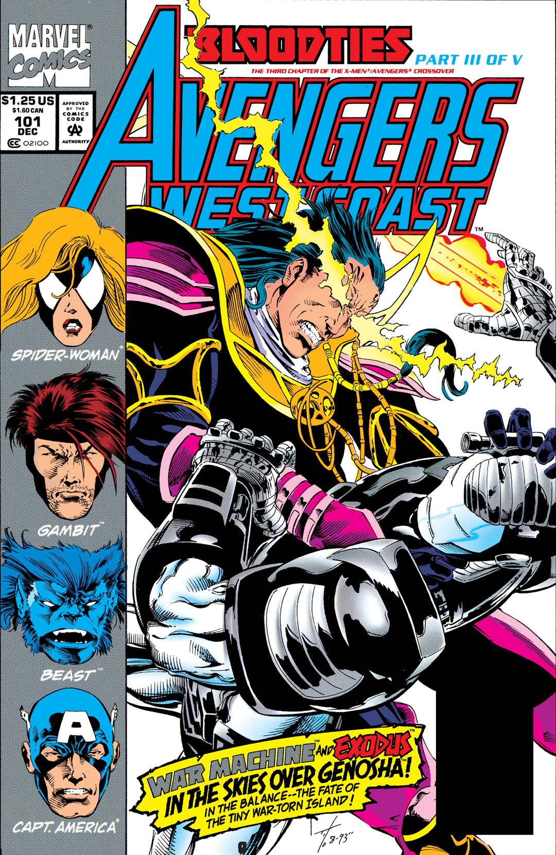 Avengers West Coast (1989) #101 [Bloodties] <C-BINS>