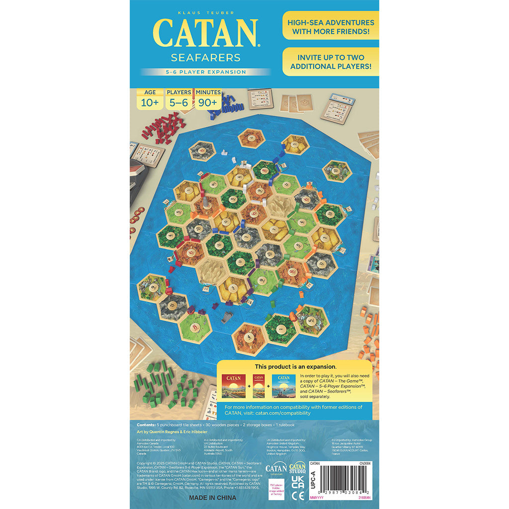 CATAN: Seafarers 5-6 Player Expansion (2025)