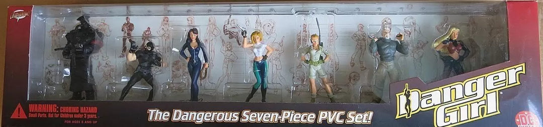 Danger Girl The Dangerous Seven-Piece PVC Set