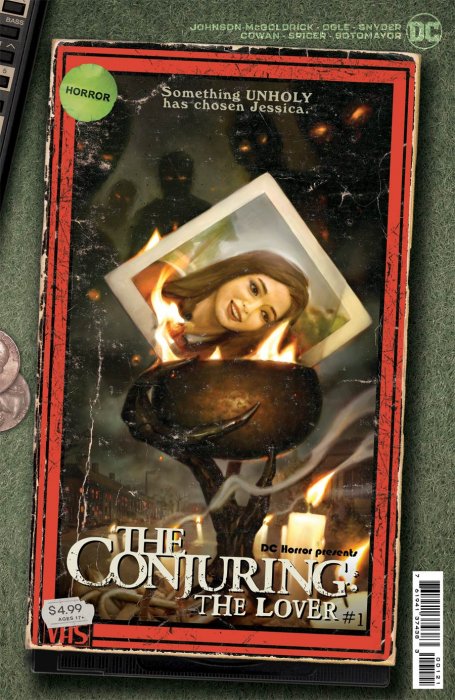 DC Horror Presents The Conjuring The Lover #1 (Of 5) Cover B Ryan Brown VHS Tribute Card Stock Variant (Mature) <BINS> <YS15>