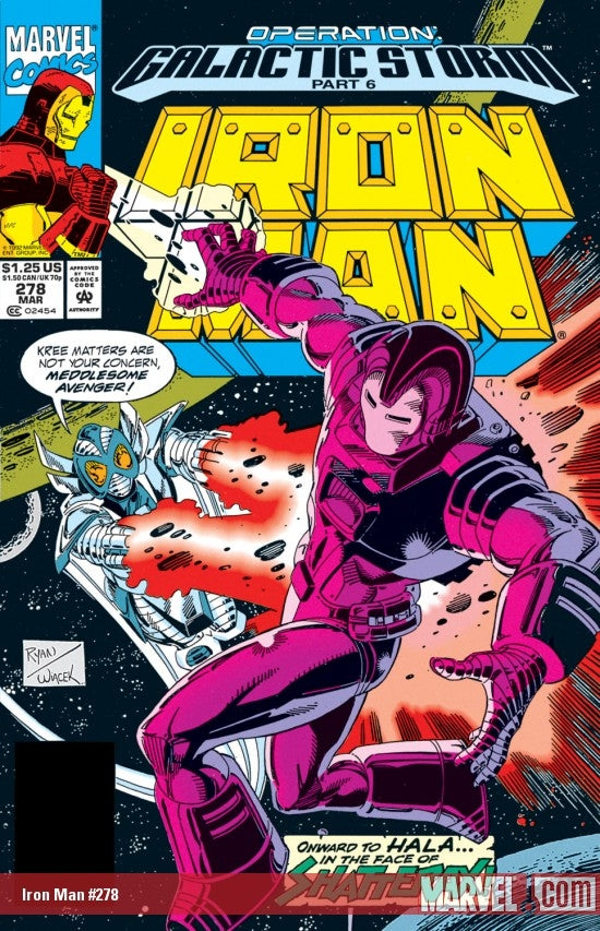 Iron Man (1968) #278 Operation Galactic Storm (Part 6) <OXB-02>