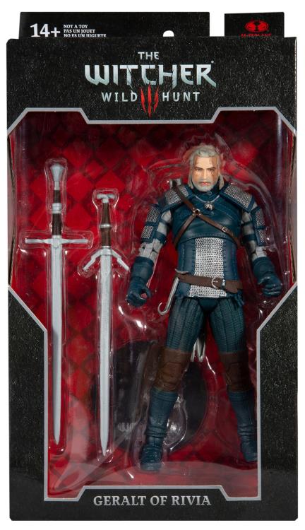 The Witcher 7 inch Action Figure | Geralt of Rivia (Viper Armor: Teal)