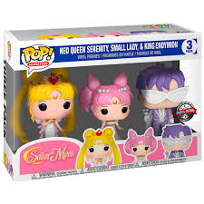 Sailor Moon Neo Queen Serenity, Small Lady, and King Endymion POP! Figure Set <RORY CONSIGNMENT>