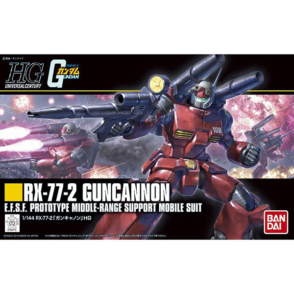 Gundam Model Kit: HGUC 1/144 - RX-77-2 Guncannon
