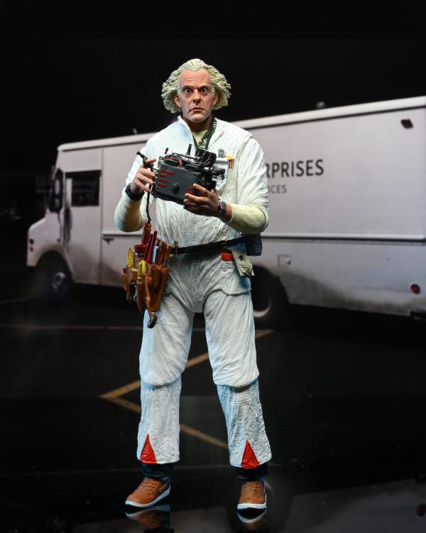 Back to the Future Ultimate Doc Brown (Hazmat Suit) Figure