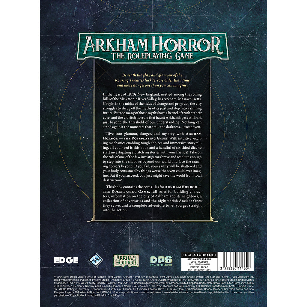 Arkham Horror: RPG Core Rulebook (2024)