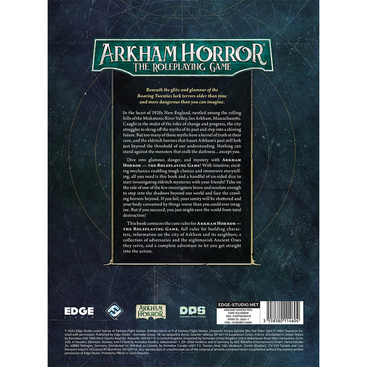 Arkham Horror: RPG Core Rulebook (2024)