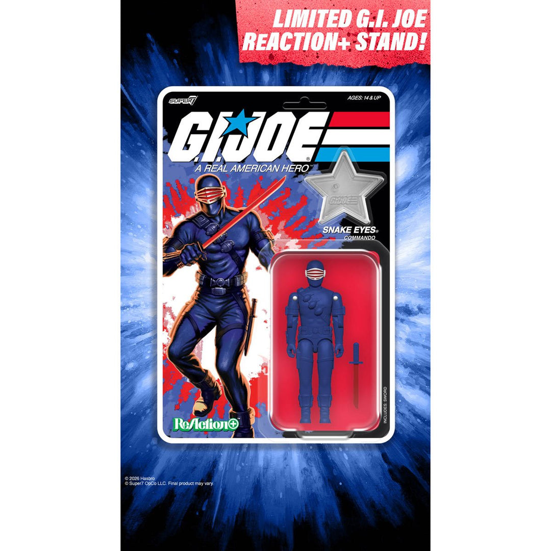 G.I. Joe: Snake Eyes - America's 250th Anniversary (3 3/4-Inch ReAction+ Figure)