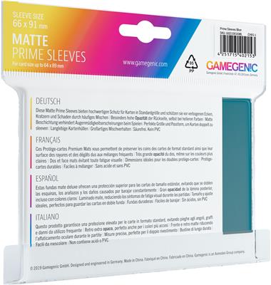 MATTE PRIME SLEEVES: STANDARD