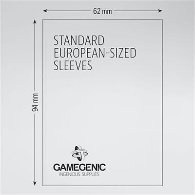 PRIME SLEEVES: STANDARD EUROPEAN (62 X 94 MM)