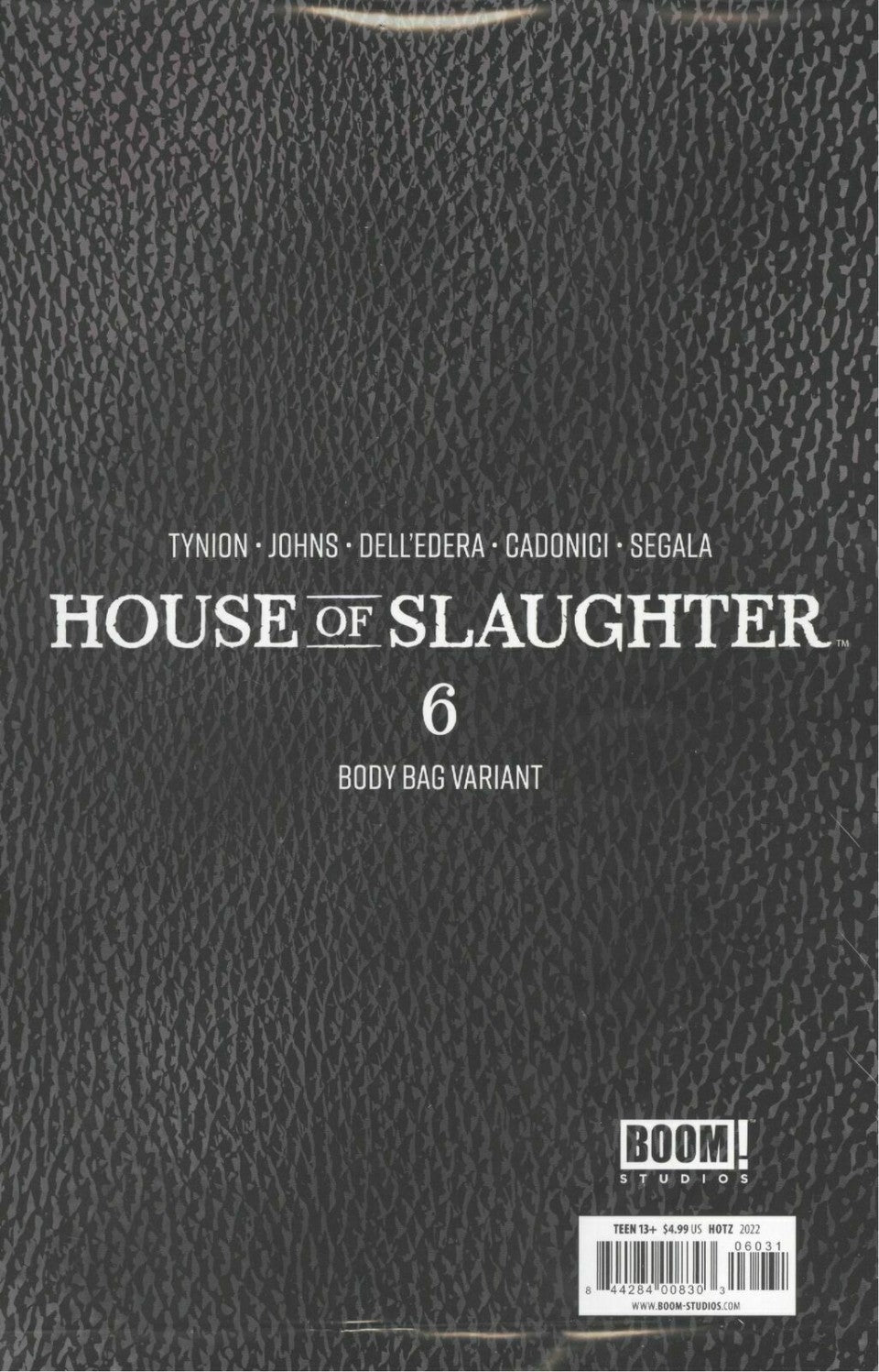 House Of Slaughter #6 Cover C Bodybag Variant Hotz <BINS>