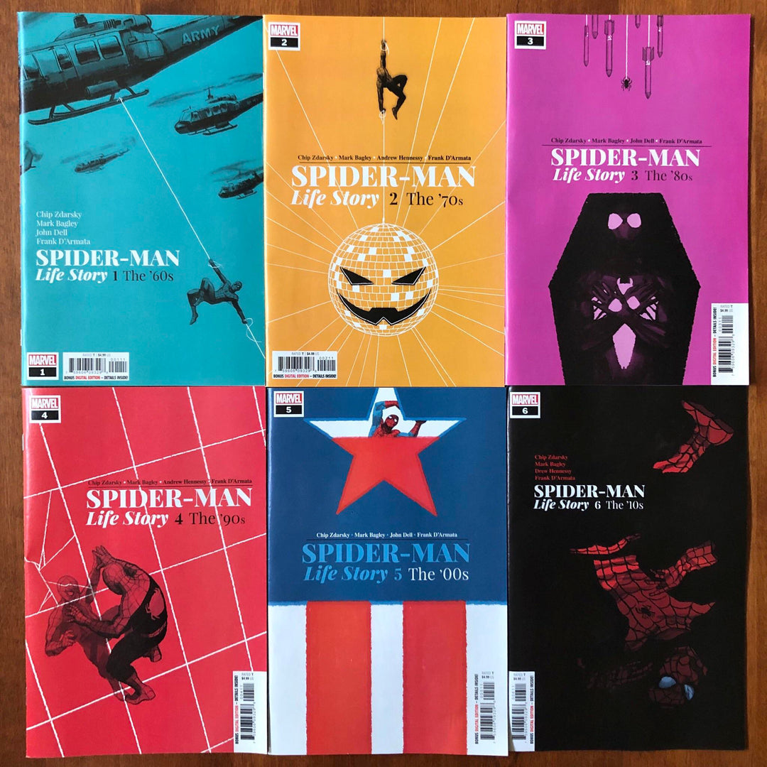 Spider-Man life Story #1-6 [Lot of 6 Comics]
