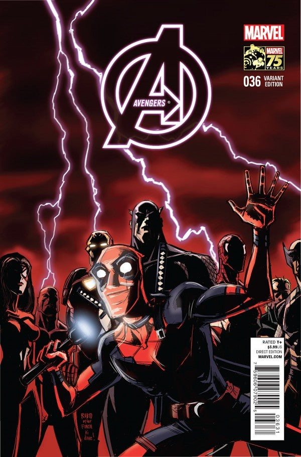 Avengers (2013) #36 Nowlan Deadpool 75th Anniversary Variant (1:25) <BIB01>