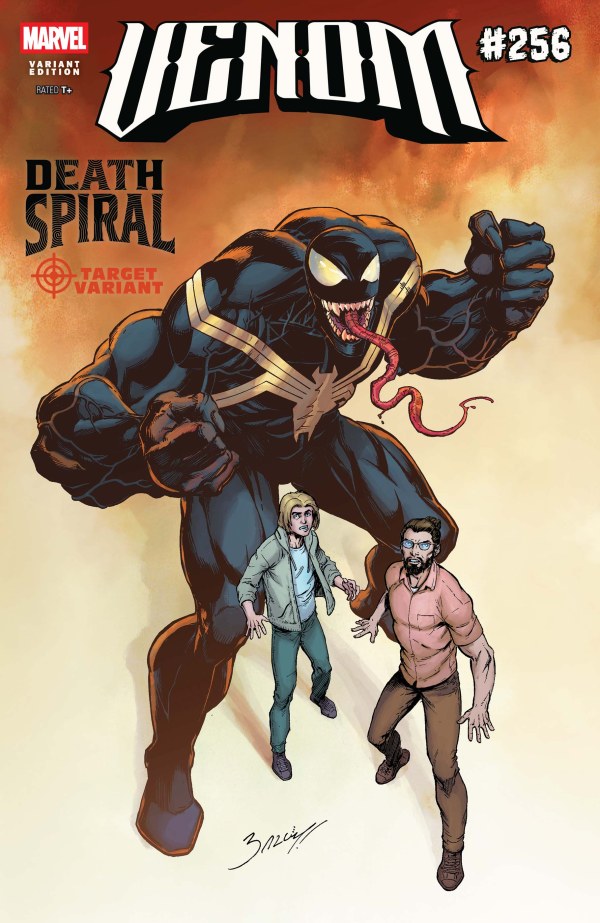 Venom #256 [Death Spiral Pt. 6] Mark Bagley Classified Target Variant