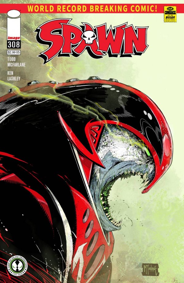 Spawn #308 Cover D 2nd Print