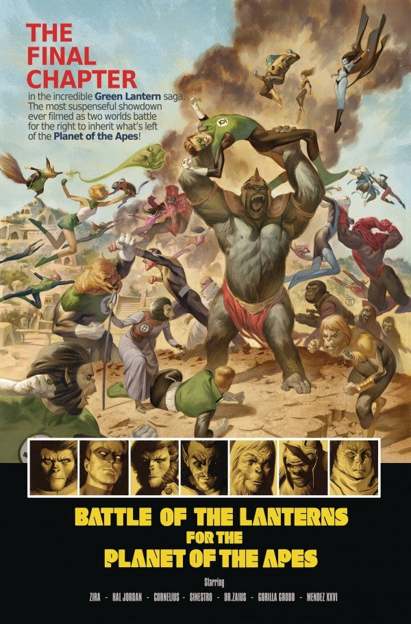 Planet of the Apes / Green Lantern (2017) #5 1:10 Tedesco Variant
