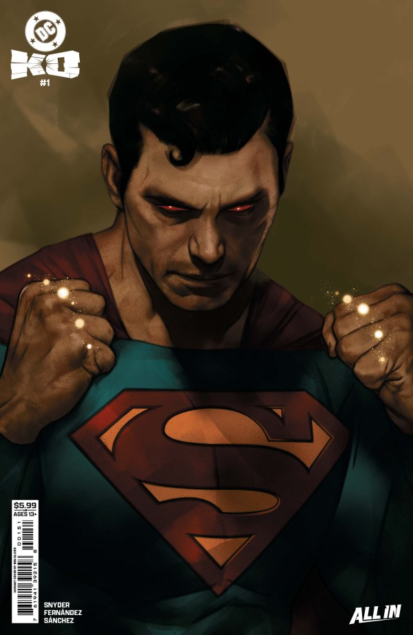 DC K.O. #1 (Of 4) Cover G Ben Oliver Face Off Card Stock Variant (PRE-ORDER)