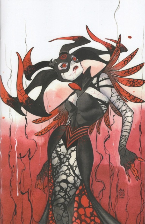 Queen In Black #1 [Queen In Black] Peach Momoko Virgin Variant