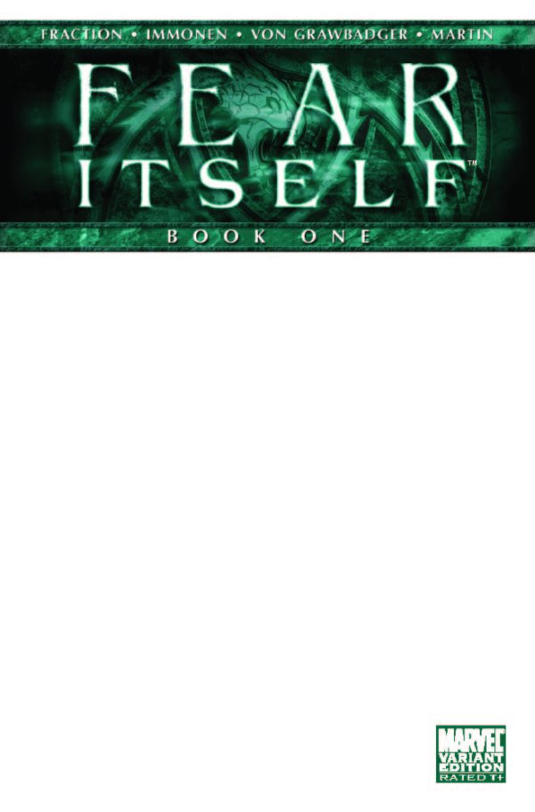 Fear Itself (2011) #1 Blank Variant <BINS>