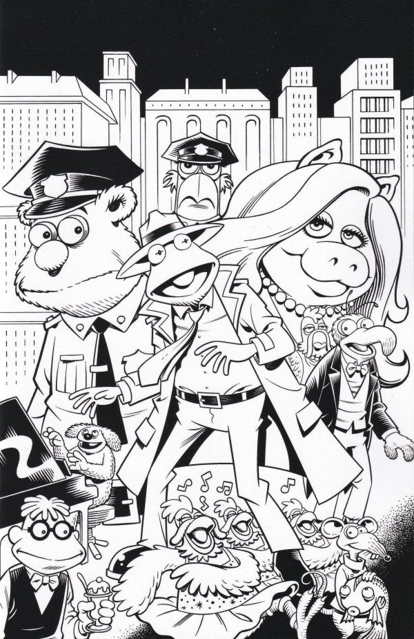 Muppets Noir #1 Cover N Roger Langridge Virgin Variant