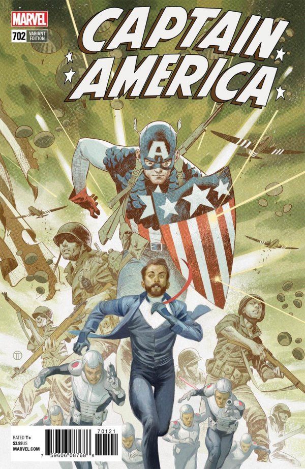 Captain America (2017) #702 Tedesco Connecting Variant <BINS>
