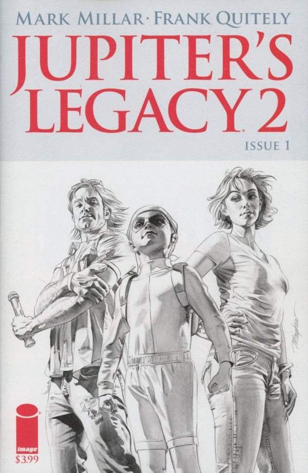 Jupiter's Legacy 2 (2016) #1 Cover F 1:50 Mike Mayhew Sketch Variant
