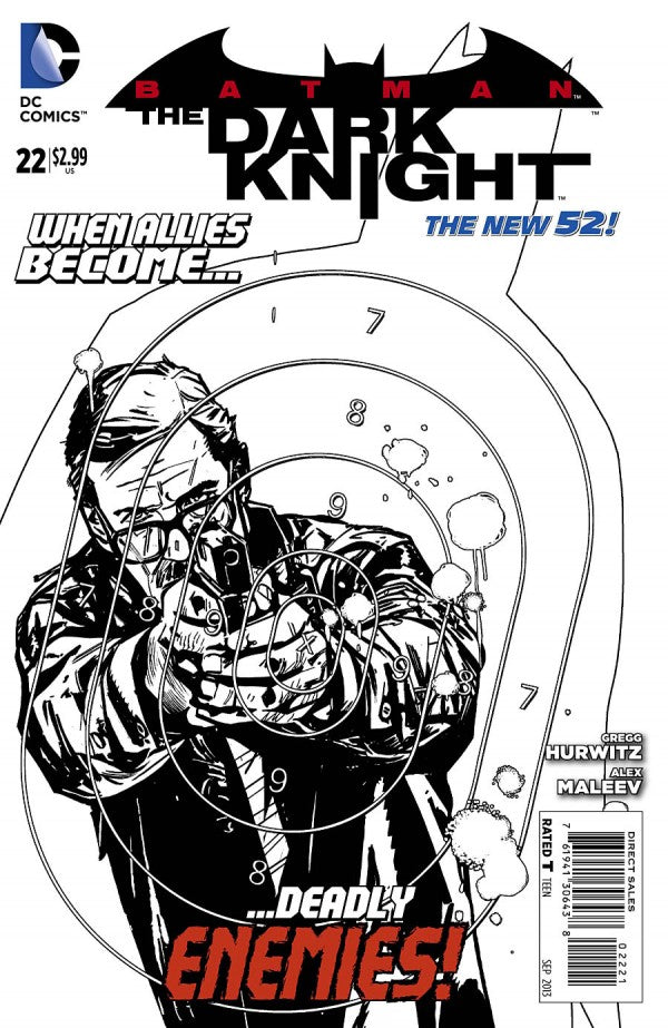 Batman The Dark Knight (2011) #22 B&W Variant (1:25) <BINS>