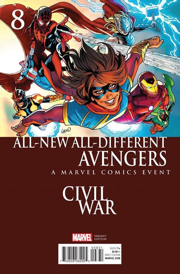 All New Different Avengers (2016) #8 Greg Land Variant <BIB02>