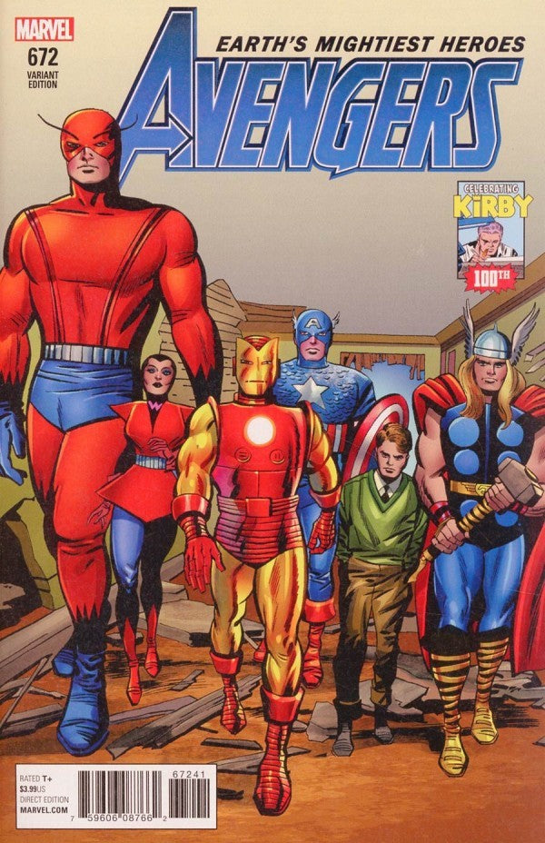 Avengers (2017) #672 Variant (1:10) Jack Kirby 100th Anniversary Edition <BINS>