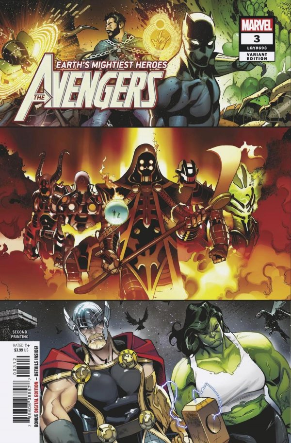 Avengers (2018) #3 Variant (2nd Printing) <BINS>