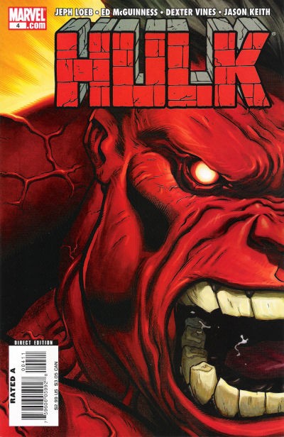 Hulk (2008) #4 Red Hulk Cover