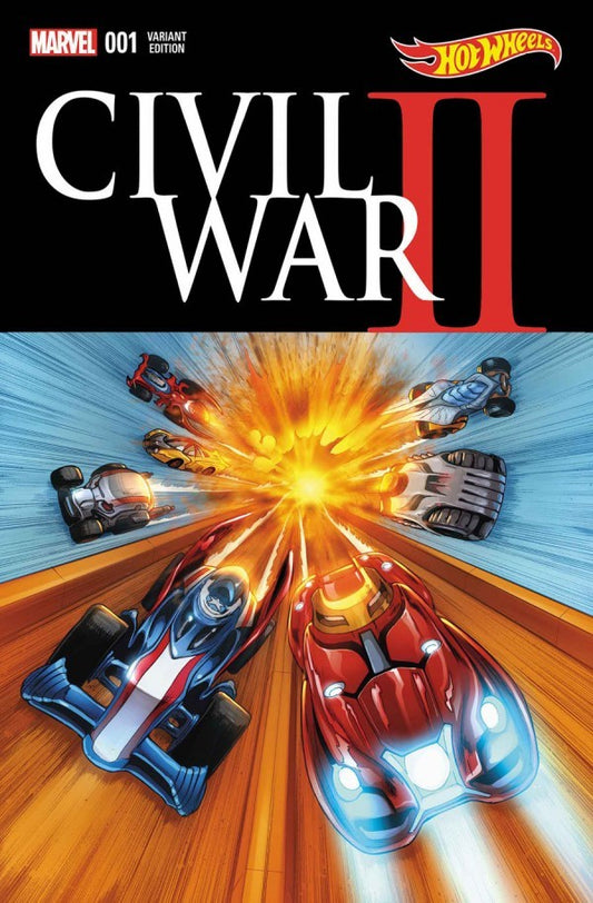 Civil War II (2016) #1 Manuel Garcia Hot Wheels Variant (1:10) <BINS>