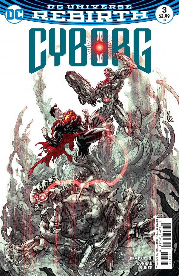 Cyborg (2016) #3 Carlos D'Anda Variant <BINS>