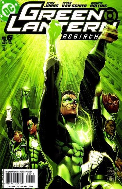 Green Lantern Rebirth (2004) #1-6 Direct Edition (1st printings) VF+