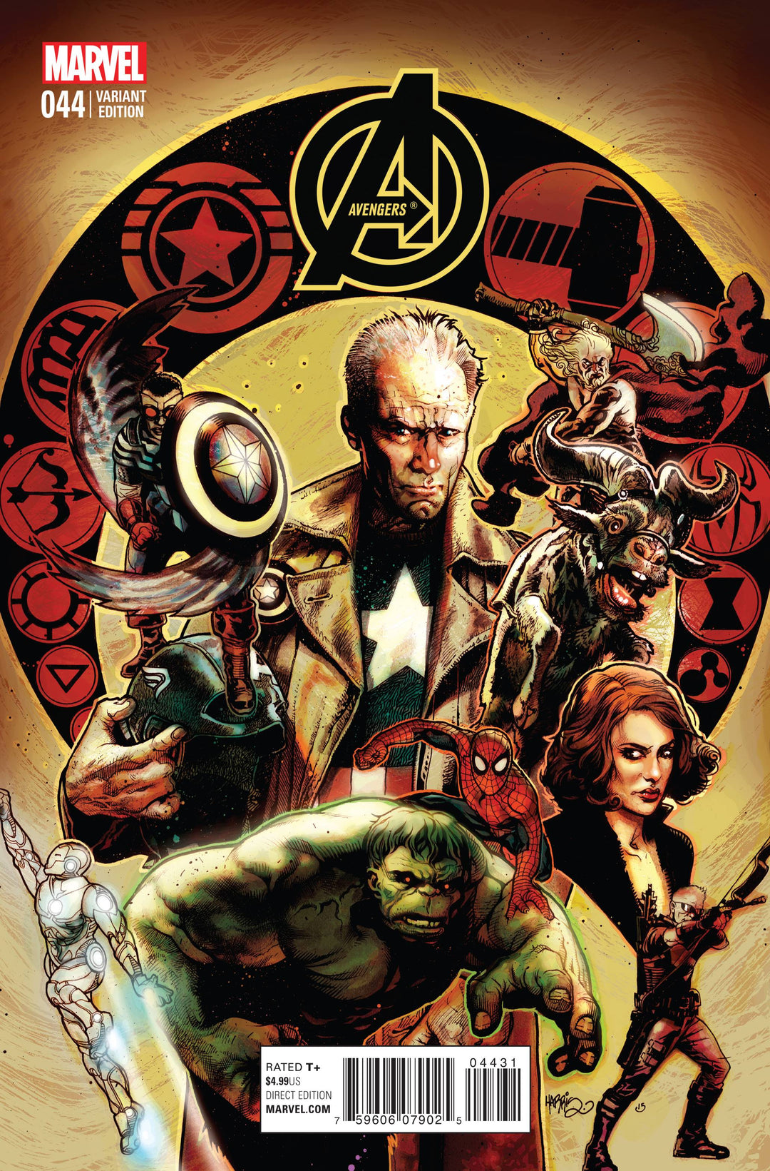 Avengers (2013) #44 Harris Variant (1:25) <BIB01>