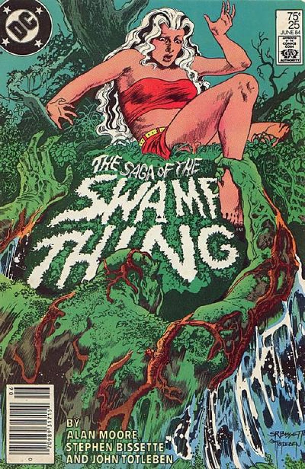 Saga of the Swamp Thing #25 Newsstand Edition VF