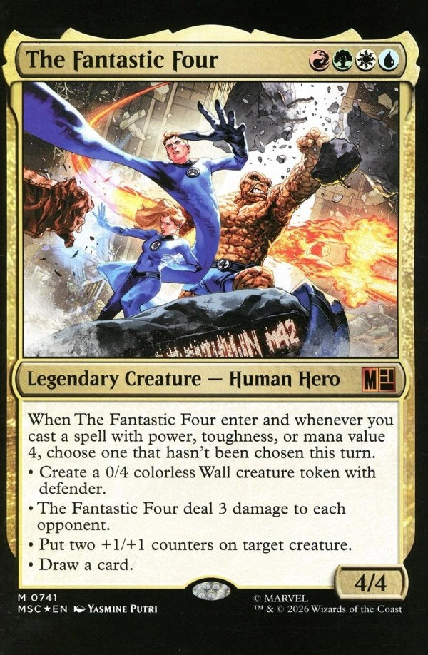 Fantastic Four (2025) #12 Classified Artist Magic: The Gathering Variant