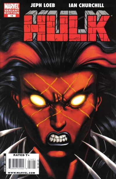 Hulk (2008) #14 Red She-Hulk Variant (1:10)