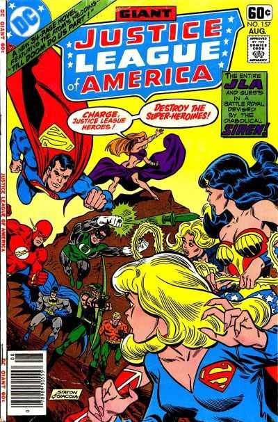 Justice League of America (1960) #157 Newsstand FN