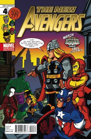 New Avengers (2010) #4 Variant (1:15) SHS Edition <BINS>