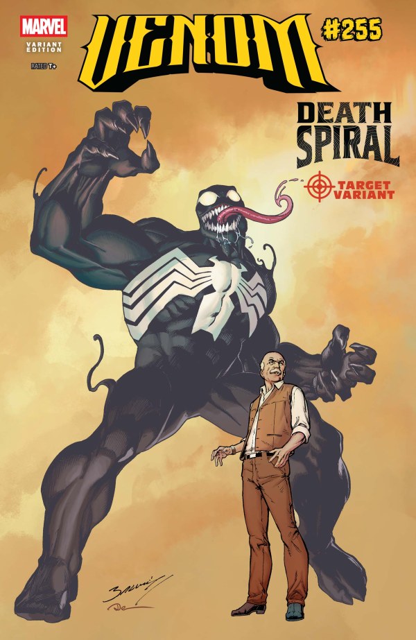 Venom #255 [Death Spiral Pt. 3] Mark Bagley Classified Target Variant