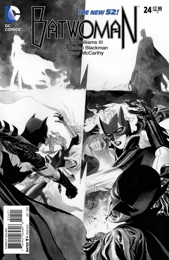 Batwoman (2011) #24 J. H. Williams III B&W Variant (1:25) <BINS>